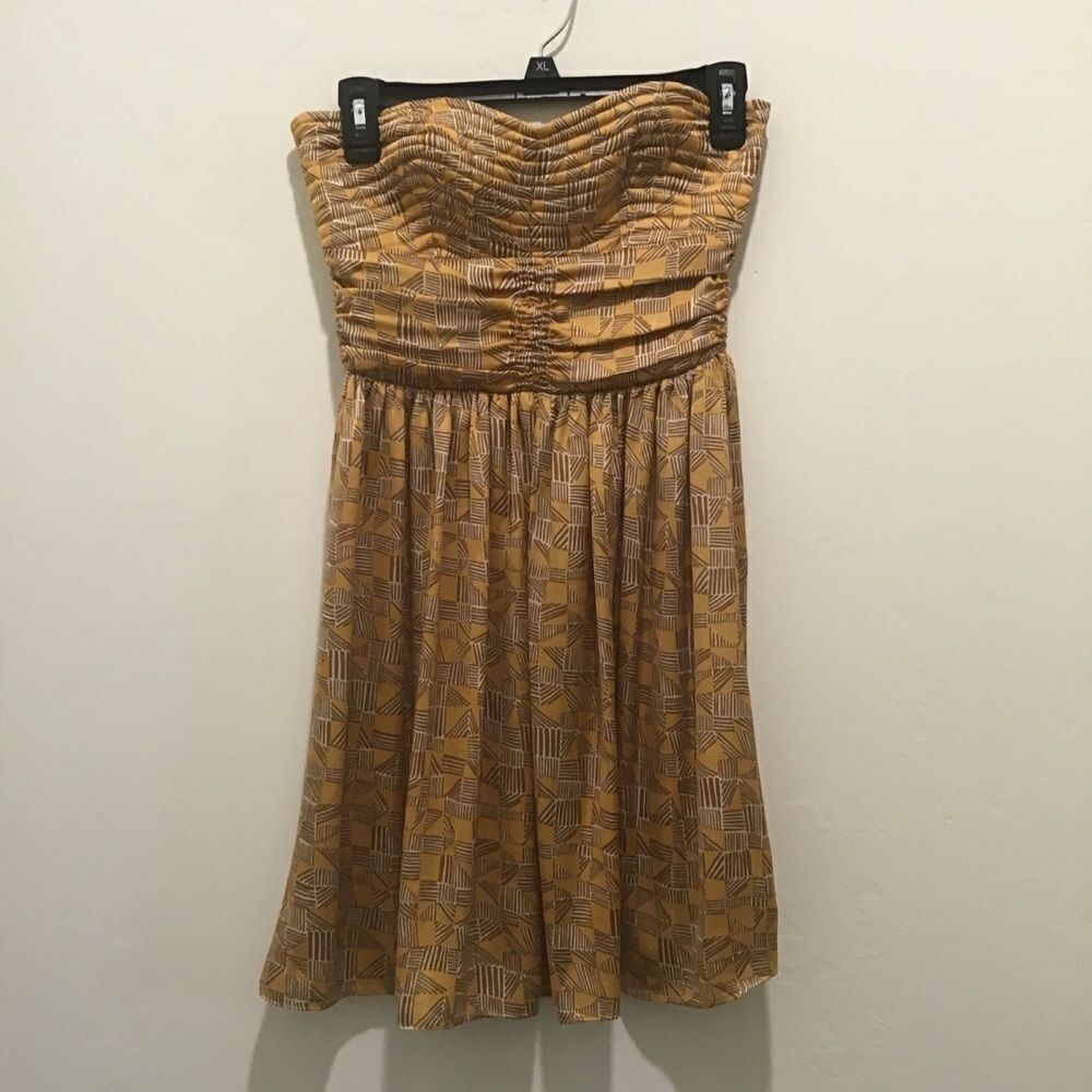 Bar III strapless dress, small